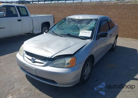 2001 Honda Civic Lx из США, поврежденный, VIN 1HGEM22541L030277